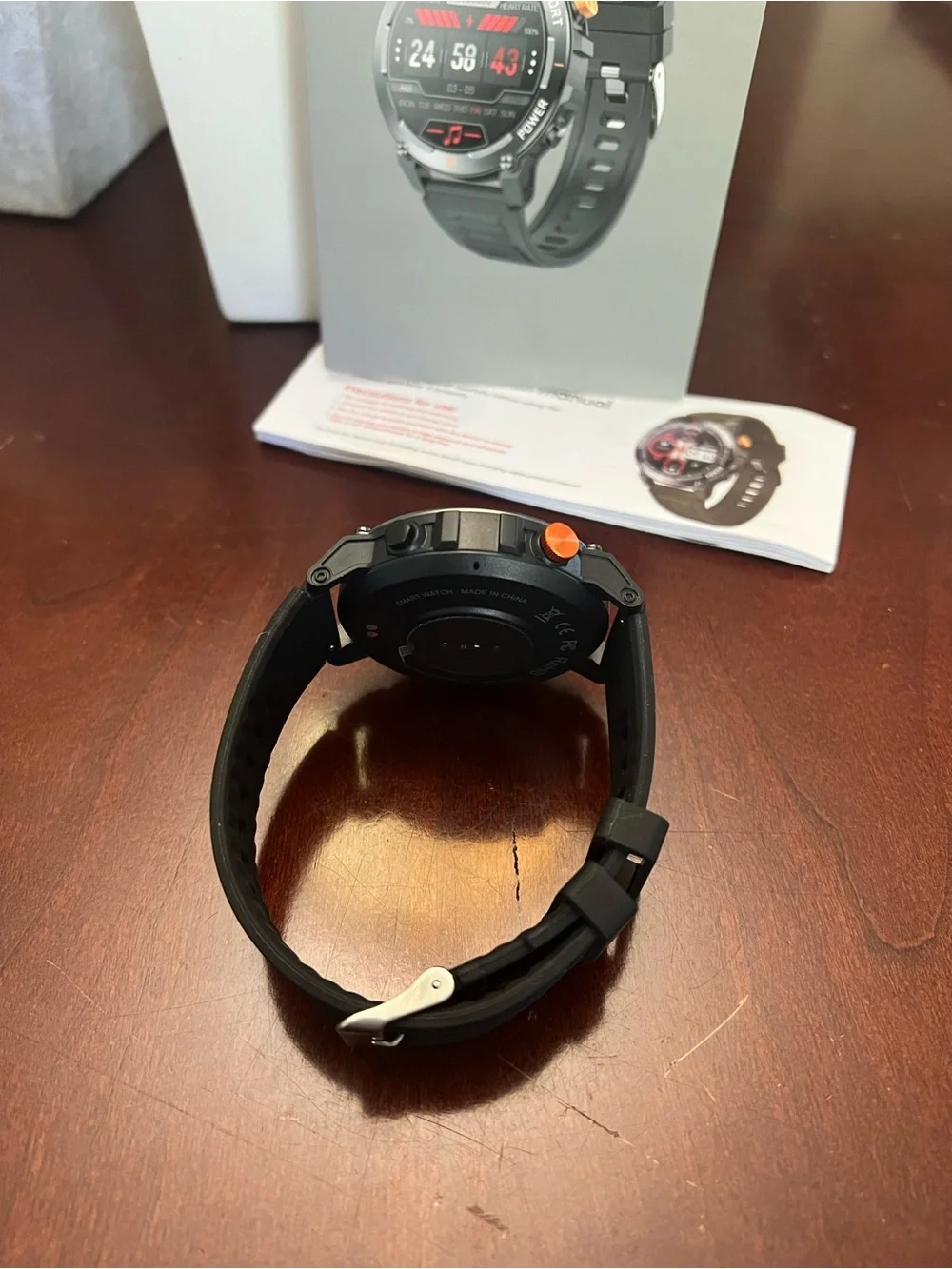 Multifunction Fitness Smartwatch - Black Silicone